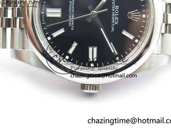 1228 Oyster Perpetual 41mm 124300 BP Maker Best Edition Black Dial on SS Jubilee Bracelet A Reliable 2644